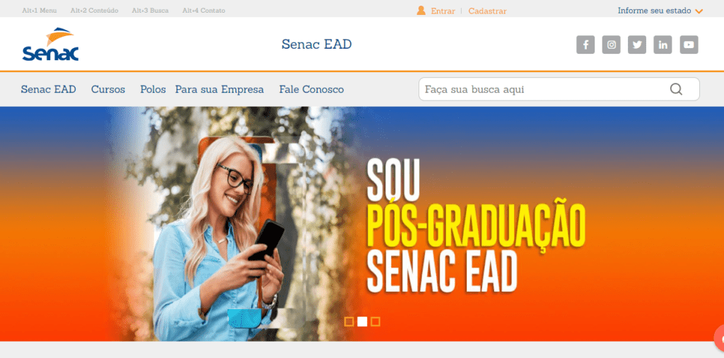 Portal Oficial do SENAC EaD