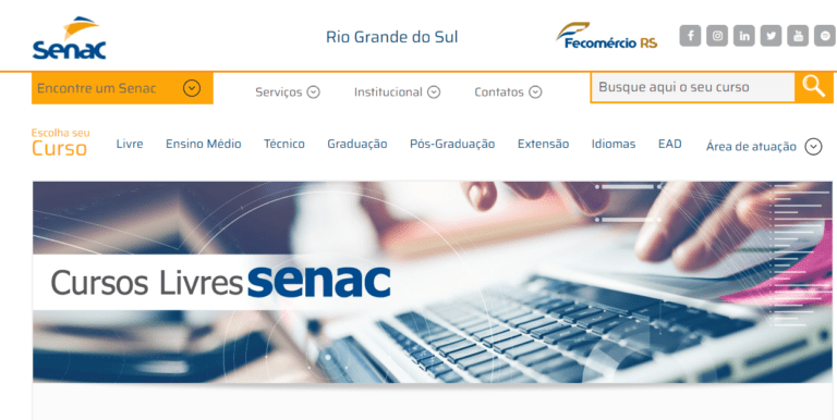 Portal Do Aluno SENAC 2022 → Cadastro, Login E Senha (SENAC EaD)