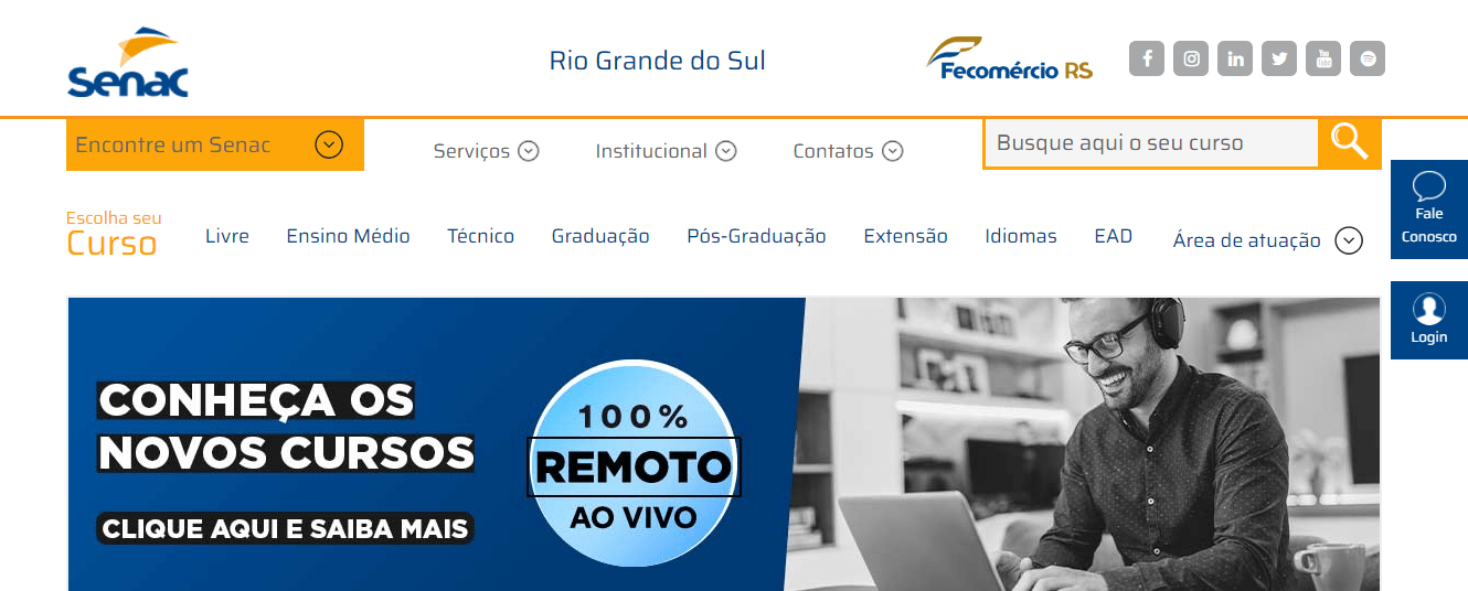 SENAC Porto Alegre 2022 → Inscrições e Vagas para Cursos Gratuitos